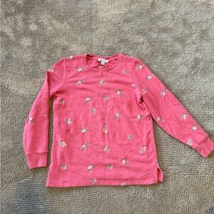 Floral Pink Sweatshirt